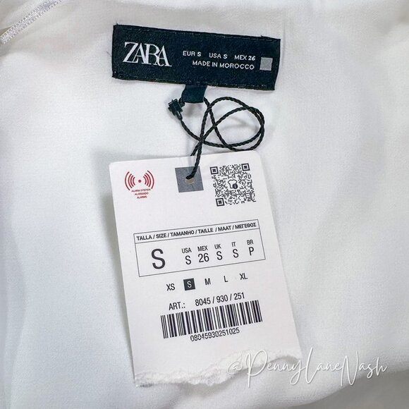 ZARA with Asymmetric Crepe Vest Jumpsuit Ecru - Picture 6 of 11